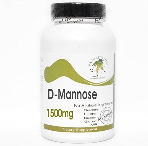 D-Mannose 1500mg // 180 kapsler // ren // ved renkontroll kosttilskudd