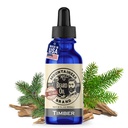 Fjellmerke Naturlig Skjeggolje med Timber Scent | Laget i Vest-Virgina |, Moisturises, Softens & Betingelser for Skjeggvekst | Behandler Tørr Itchy Skjegg for menn | 2oz