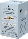 NUFYX® • Heavenly Protein® Powder • Verdens fineste 100% økologiske amerikanske voksende erter • Vegan • Glutenfri • lavkarbohydrat (Creamy Vanilla, boks med 10 pakker)