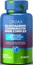 ORZAX Alt-i-en felles støtte Supplement med glukosamine Chondroitin MSM - Turmeric, kollagen, Bromelain & Boswellia Extract kapsler, funksjon og komfort - 90 tabletter
