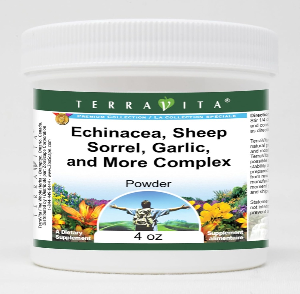 Echinacea, sau sorrel, hvitløk og mer komplekst pulver (4 oz, ZIN: 516903) - 3 pakke