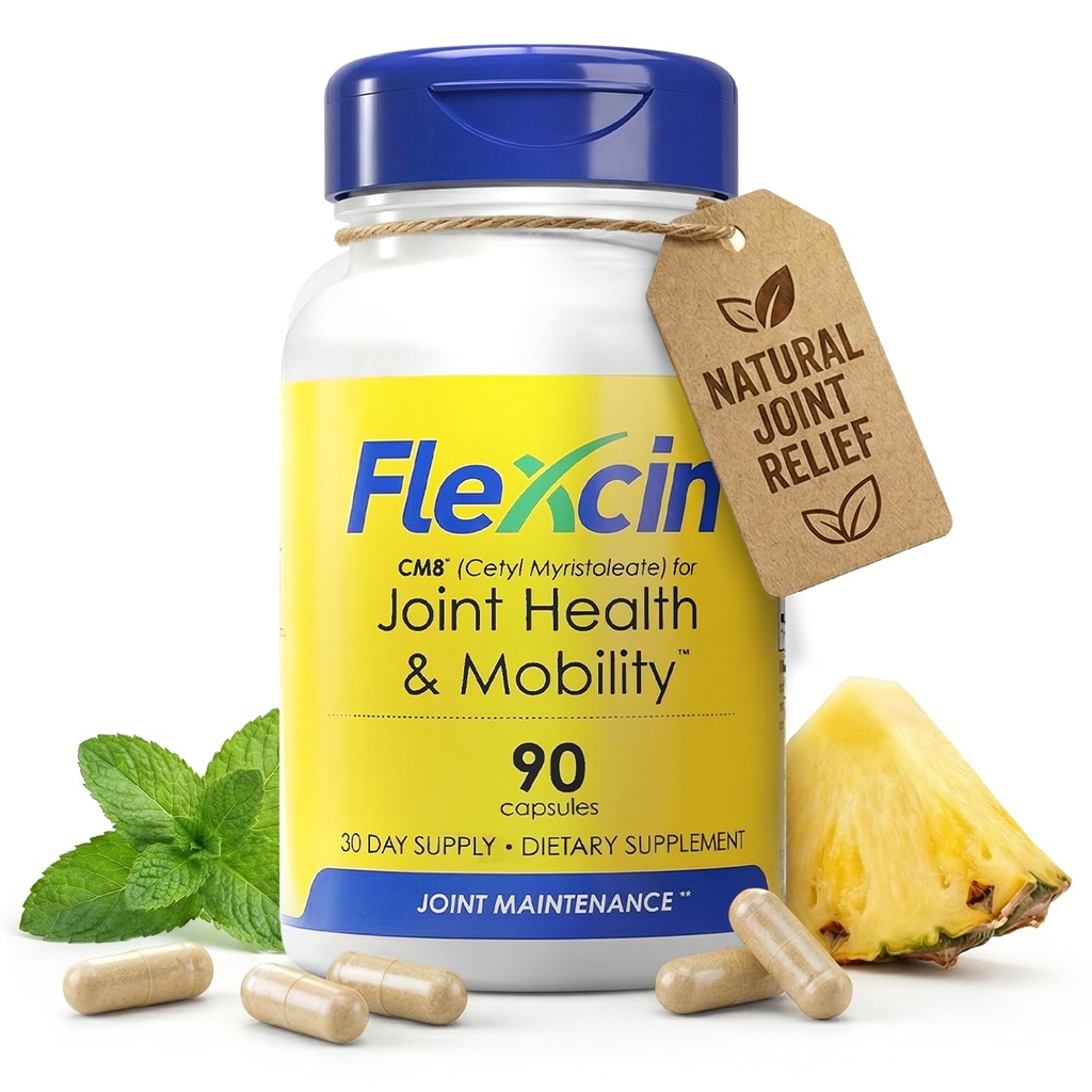 Flexcin felles helse og mobilitet formel med CM8 (90 kapsler)