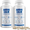 Audio Calm - Tinnitus Relief Supplement | Naturlig stopp Tinnitus løsning - lindrer øret ringing, buzzing, klikking | 60 kapsler (2)