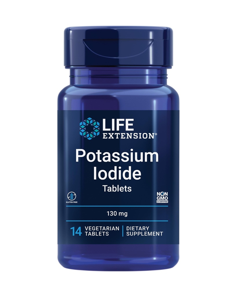 Livslengde Kalium jodide 130 mg 14 tabletter