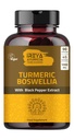 Boswellia Extract Capsules (90 Kapsler) 1000 mg - Boswellia Serrata med 95% svart pepper ekstrakt og curcuminoids ekstrakt og 65% Boswellia Extract