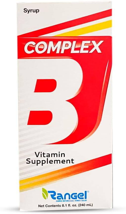 Rangel Complejo B Supplemento Vitaminico, 8.1 Fl Oz (pakke med 1), gul