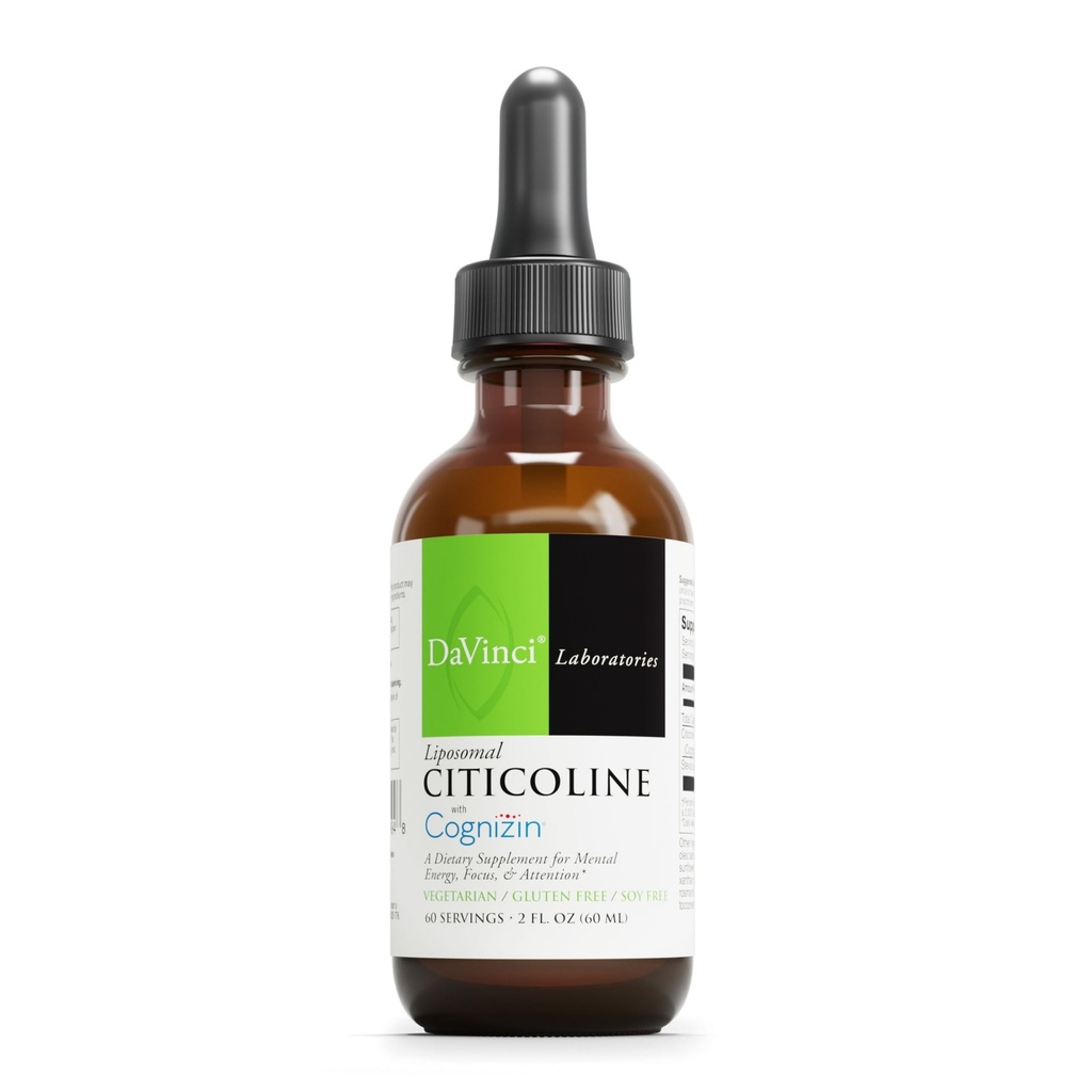 DaVinci Laboratories - Liposomal Citicolin - 60 Serveringer - 2 Fl Oz