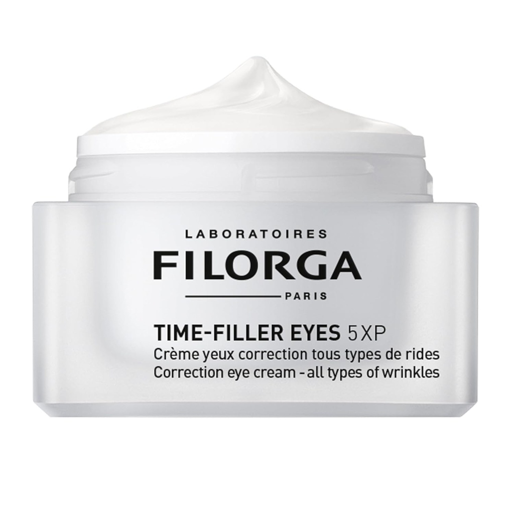 Filorga Time-Filler Øyene Daglig Anti Aging og Wrinkle Redusere øyekrem med hyaluronsyre for å minimere krukker og mørke sirkler, løfte Eyelids, og forbedre lasjer