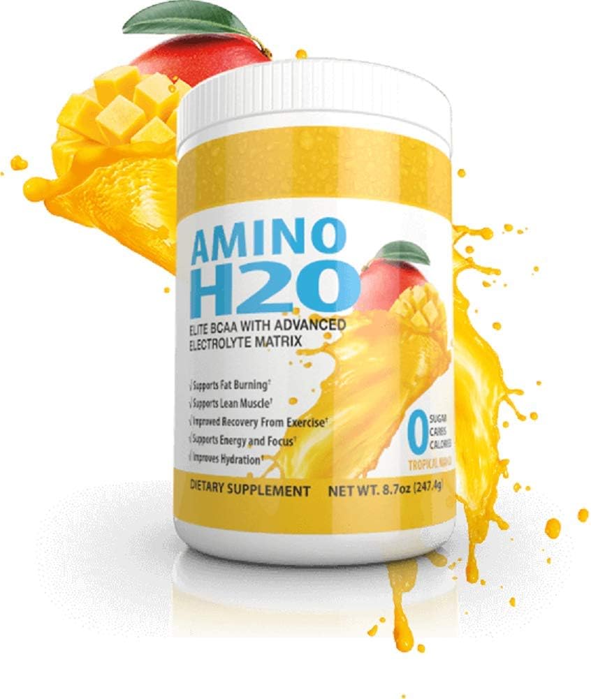 Amino H20 (BCAA Supplement | Naturlig energi | Zero Caffeine | Zero Sugar | Zero Calories | Naturlig gjenoppretting | Zero Glutan | Zero Carbs | Zero Animal produkter)