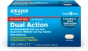 Basic Care Dual Action Acetaminophen 250 mg og Ibuprofen (NSAID) 125 mg tabletter, 216 Telling
