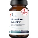 Designer for Helsekrom Synergi - Ikke-GMO Chromium Nikotinat Gycinat Chelat Supplement med Vanadium, vitamin D, Manganesisk, sink + Taurin - kanel pulverbase (90 kapsler)