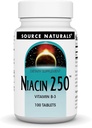 Kilde Naturals Niacin 250 Tablet, 100 Telling