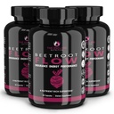 ENCLARE NUTRITION Beet Root Powder Capsules, Beetroot 1300mg. Nitric Oxid Supplements for menn, støtter Gut Helse for kvinner, energi, hjerne, Atletisk ytelse, hjertehelse ikke GMO 180ct (3)