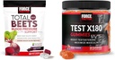 Force Factor Total Bets Blood Pressure Support 60 Chews + Test X180 Gummies Testosteron Booster for menn 60 Gummies