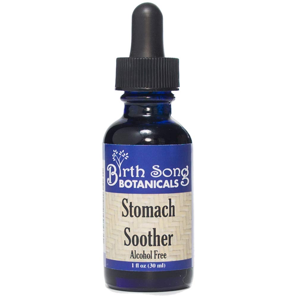Fødselssong Botanicals Mage Soother Tinktur – Herbal Digestion Support Supplement for Oppsett Mage & Motion Sykdom – Herbal Digestive Aid Supplement, alkohol‐ Gratis, 1 oz