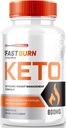 Fast Burn Keto Capsules, FastBurn Advance vekttap støtte, Maks støtte formel, Fast Burn piller, Alt naturlig Keto Supplement, Fast Burn Keto vitaminer, FastBurn Ketos anmeldelser (60 kapsler)