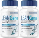 rize labs Lean Gene Supplement, Metabolic Support Formula, Lean Gene for avansert vekttap, Lean Gene Maksimum Styrke Kapsler, LeanGenex Alle naturlige piller (120 kapsler) (pakke med 2)