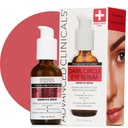 Advanced Clinics Dark Circle Koffein Under Øye Serum For Ansikte Med Hyaluronsyre Moisturizer + Peptider | Brightening Vitamin C Serum bidrar til å forbedre utseendet på Puffy Eye & Fine linjer, 1,75 Fl Oz