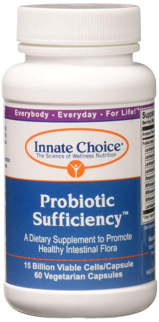 Innen Choice Probiotic Sufficiens, 60 vegetariske kapsler