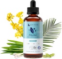 kin+kind Cat Ear Cleaner - Cat Ear Drops, Vet Ear Løsning, Eliminerer Wax, Odor og Itchy Irritation, Cat Ear Cleaner Solution, Naturlig i-hjem Kjæledyr Grooming - Laget i USA