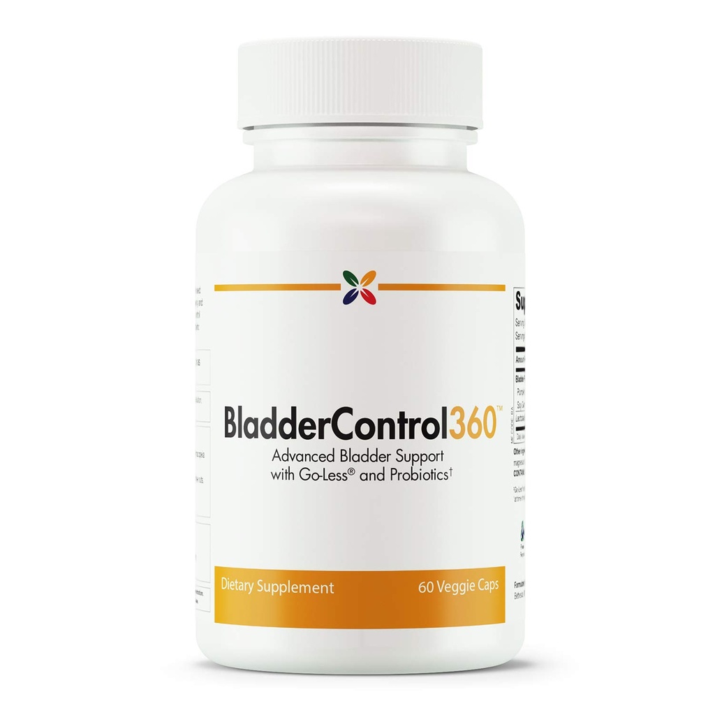 Stopp aldring nå - BladderControl360 Formula - Bladder Control Support - Go-Less & Probiotika - Urin Health Probiotic Supplement - Lactobacillus Rhamnosus, Pumpkin Seed & Soy Germ Extracts - 60 Vcaps