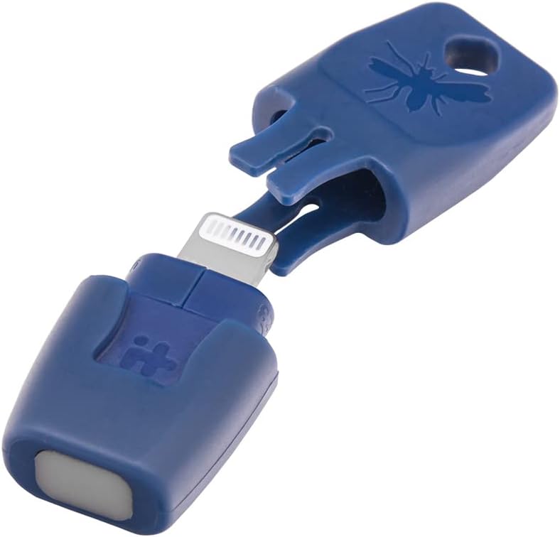 varme det - Smartphone-drevet Insect Bite Healer - kjemisk-fri relief fra kløe og smerte bare med konsentrert varme - for iPhone 6s til 14 (lightning)
