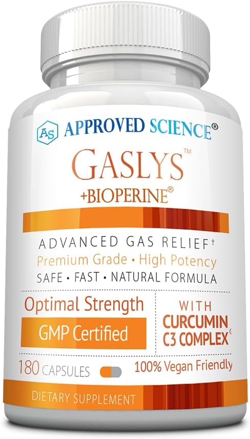 Godkjent vitenskapsgasser - Digestive Tract, gass og mage Supplement - med Artichoke pulver, Ginger, Fennel frø - 180 greve - Pakke med 1