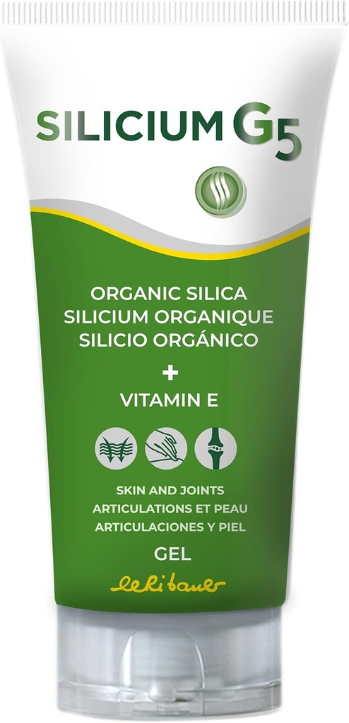 Living Silica Collagen Booster Gel | Transdermal Silica Supplement for hudapplikasjon og dermal absorpsjon | klinisk bevis | Fremmer kollagen regenerasjon for ledd og hud helse