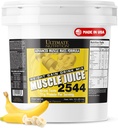 Ultimate Nutrition Muscle Juice, Vekt Gain Drink Mix - Mass Gainer Trening pulver for menn og kvinner - Supplement for Lean Muscle Vekst & Immune Support med 55g Protein - Banan, 10.45lb