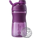 BlenderBottle 20-Ounce SportMixer Twist Cap Tritan Grip Shaker Flasker, Navy og Plum
