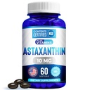 Vi liker vitaminer Astaxanthin 10 mg Softgel - høy potent Astaxanthin kosttilskudd fra Haematococcus Pluvialis - forbedrer øye, felles, hud helse og energi nivåer - 60 teller, 2 måneders forsyning
