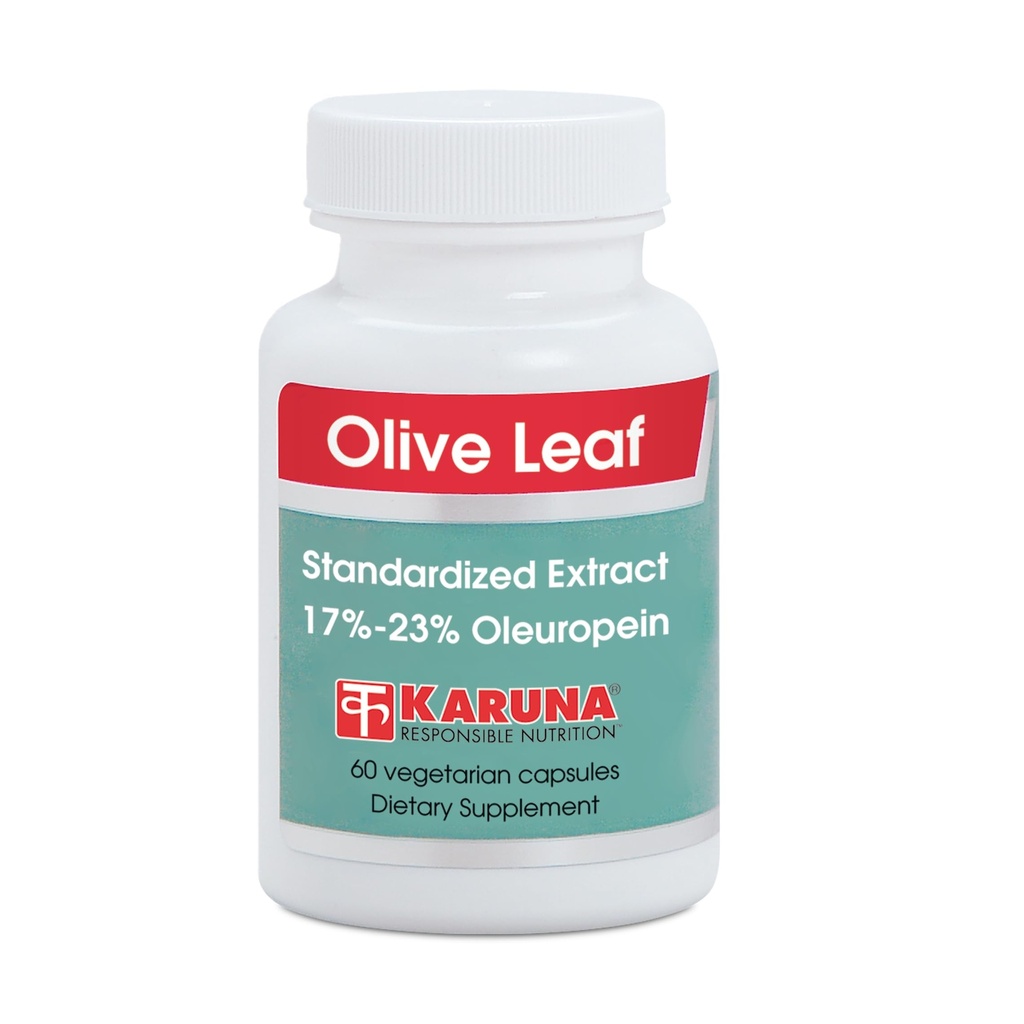 Karuna Olive Leaf Extract 500 mg, 60 vegetariske kapsler