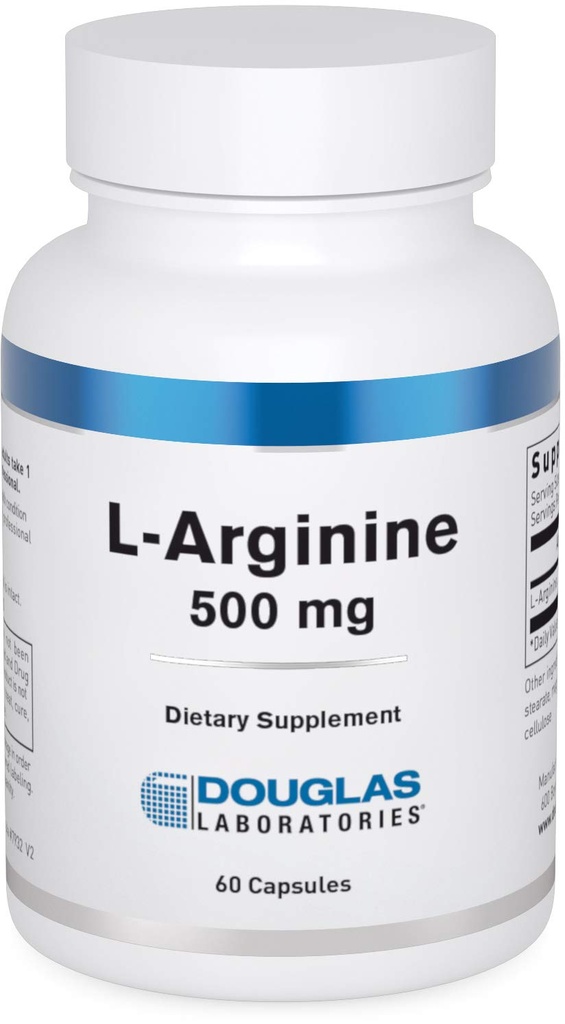 Douglas Laboratories L-arginin (500 mg) | Versatile Aminosyre | 60 kapsler