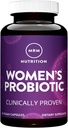 MRM Ernæring Kvinners probiotika | Intestinal + Immune Helse | Prebiotika + postbiotika | klinisk profesjonelle 25 milliarder celler | Gode bakterier for Gut Health | hyllestabil | 30 serveringer