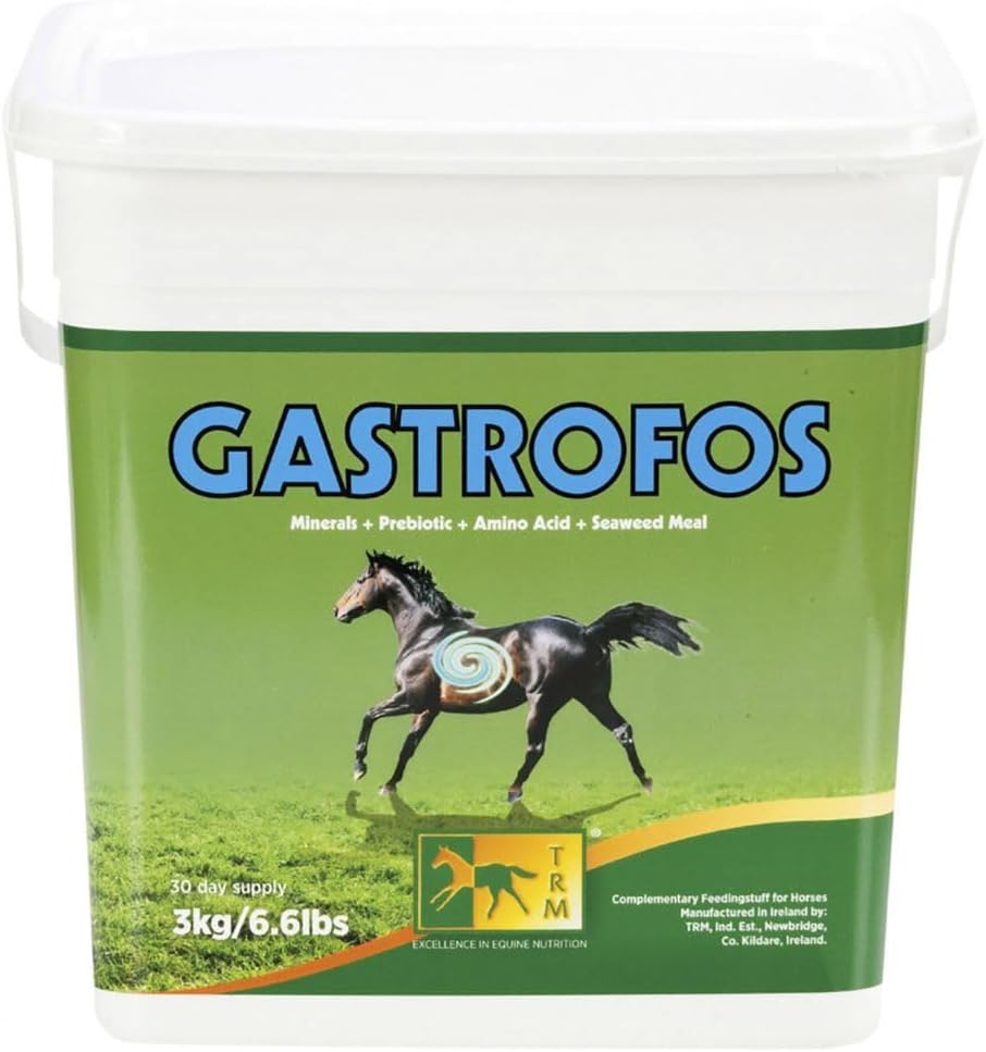 TRM Gastrofos Hesteføde Digestive Supplement for Ulcer Acid Reflux Forebygging og sunn digestion nøytraliserer magesyre - 6,6 lb (3kg) - 6,6 lb