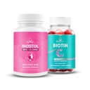 BeLive Womens Favoritt Inositol+Biotin for sunnere hår hud og negler og hormonal helse