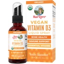 MaryRuth Organics Vitamin D USDA Organic ® VIT D3 Fluid ® Sukker Gratis | Flytende VIT D Spray Immune Support for voksne og barn | Bone Helse | Vegansk | Glutenfri | Ikke-GMO | 30 Tjenester