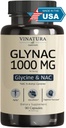 VINATURA GLYNAC Supplement 1000MG - Glycine & NAC Supplement - 90 kapsler