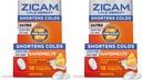 Zicam Ultra Cold Remedy Sink Rapidmelts, Orange Cream Flavor, Homeopatisk, Cold Shorting Medicine, Shortens Kald Varighet, Sukkerfri, Dye-Free, 18 Count (Pack of 2)