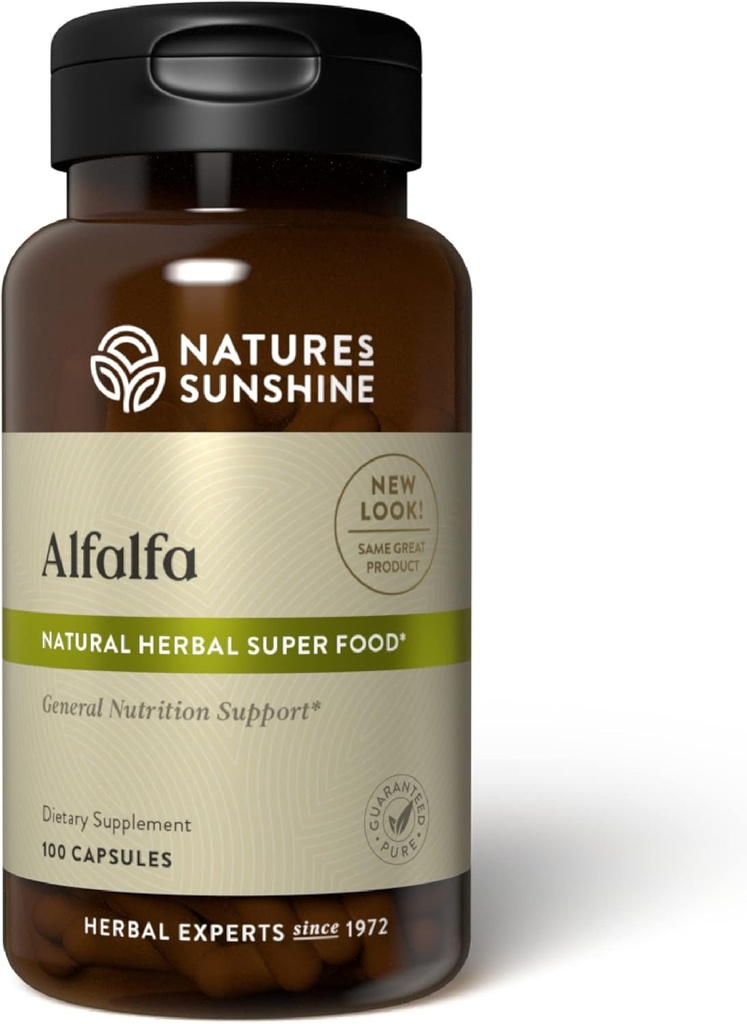 Naturens solskinn Alfalfa, 100 kapsler