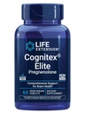 Livsforlengelse Cognitex® Elite Pregnonon, Sage, Blåbær, ashwagandha, fosfatydyserin, Avansert formel, oppmerksomhet, fokus, minne, Glutenfri, Ikke-GMO, Vegetarisk, 60 tabletter