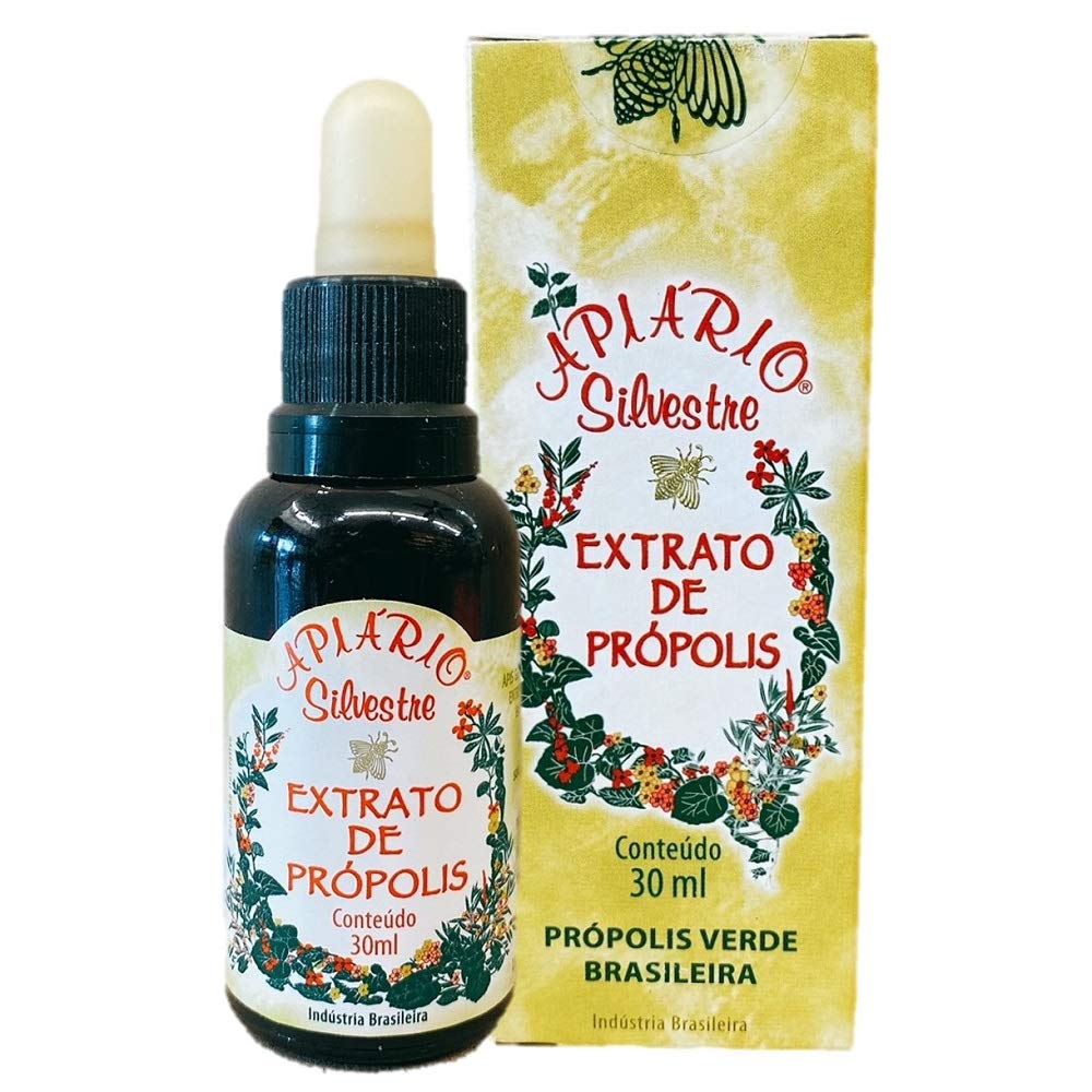 Apiario Silvestre Brasiliansk Grønn Bee Propolis Tradisjonell ekstrakt (30 ml)