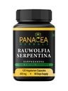 Panacea Herbals Rauwolfia Serpentina kapsler (120 greve 400mg Veg Caps) Sarpagandha Vati, Indisk Snaproot Supplement
