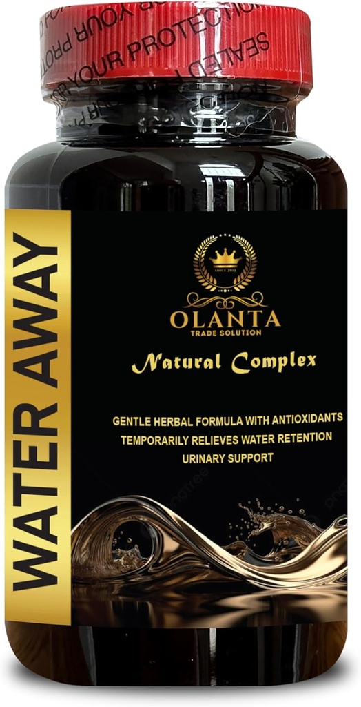 Generic Water Diet Pills, Water Retention, Fluid Pills for Water Retention, Water Retention and Flushing, Water Loss Pills, Immune Booster, Diuretic Pills for Water Retention - 1 Bottle