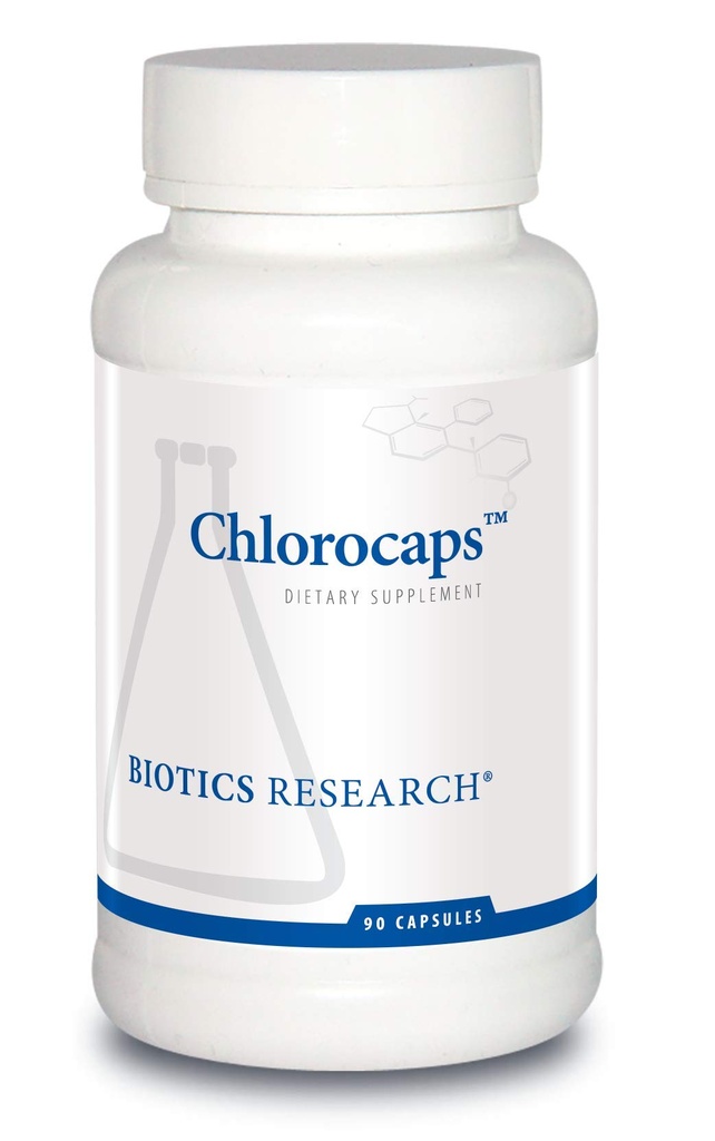 Biotikk forskning klorokaps klorofylliner, vitaminer, SOD & katalase, god kilde til magnesium 90 Caps