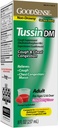 GoodSense Tussin Cough Syrup DM, Raspberry Flavor, Effektiv lindring for cough og bryst kongessjon, Thins Mucus, 8 Fl Oz