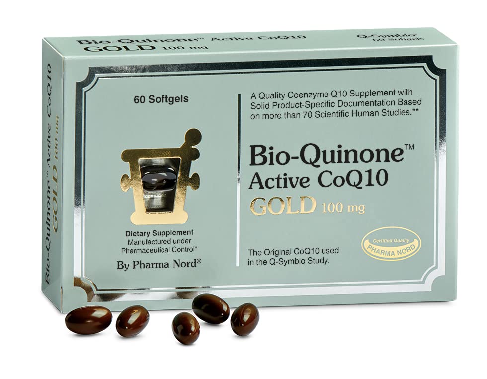 Apotek Nord - Den opprinnelige CoQ10 - klinisk bevist • høy absorpsjon • hjertehelse • fertilitet • sunn aldring • cellekraft • antioksidant • Glutenfri • 100 mg Coenzym Q10 • 60 Softgels