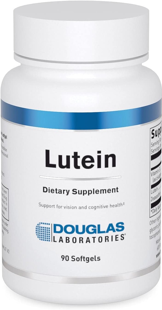 Douglas Laboratories Lutein (6 mg) | Lutein med Zeaxanthin for Vision ® 90 Softgels