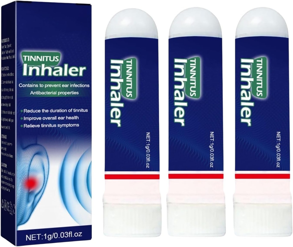 3Pcs Echo Echo Ease Tinnitus Inhaler, Echo Ease for ørering, Echo Ease Nese Inhaler for Tinnitus,Tinnitus Inhaler