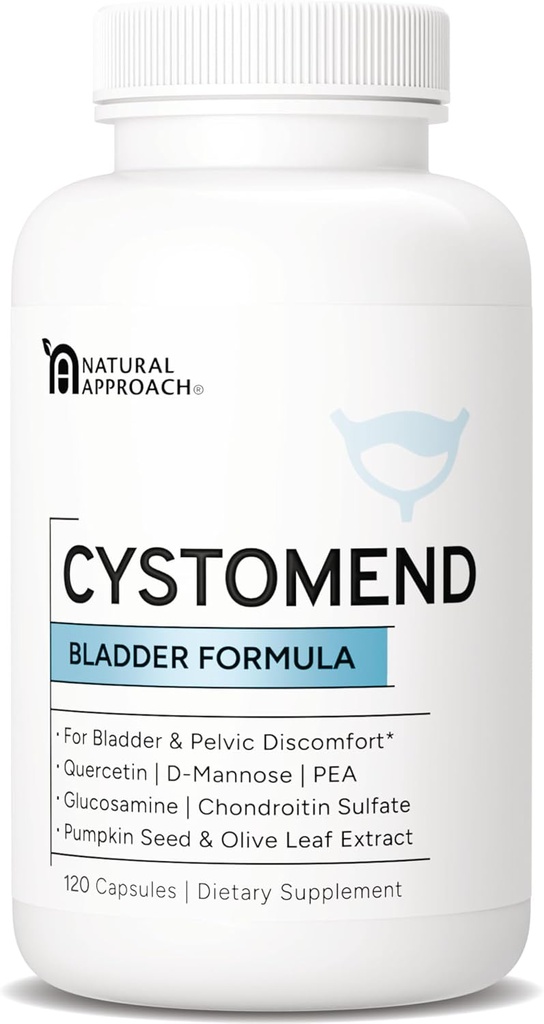 Bladder & Pelvic Discomfort Formula - støtter mindre flares & urgency* - Premium Supplement for Bladder & Urin Health - USA Produsert og tredjeparts testet - 120 kapsler